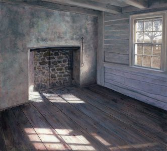 Timothy Barr, The White Room, Oil on board, 18 x 20 inches