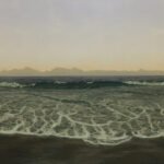 Francis Di Fronzo, Before Sunrise, 2020, Oil over watercolor and gouache on panel, 40 x 48 inches