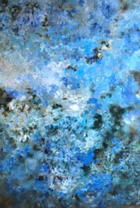 Sarah McRae Morton, Forget-Me-Not, 2020, Oil on linen, 62 x 43 inches