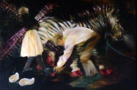 Sarah McRae Morton, The Fair, 2020, Oil on linen, 40 x 59 ½ inches