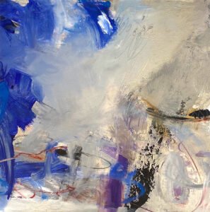 Vicki Vinton, Move It, 2020, Mixed media on canvas, 34 x 34 inches