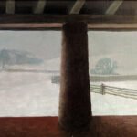 J. Clayton Bright, Winter View, A Study, 2015, Oil on mounted linen, 10 x 15 inches