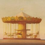 Bo Bartlett, Carousel (Arcachon) (SOLD), 2020, Oil on panel, 42 ¾ x 56 ¾ inches