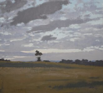 Michael Allen, Transition, 2021, Oil on linen mounted to panel, 14 ½ x 16 inches