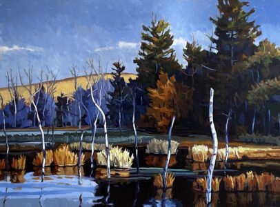 Philip Koch, Inland II (SOLD), 2019, Oil on canvas, 45 x 60 inches