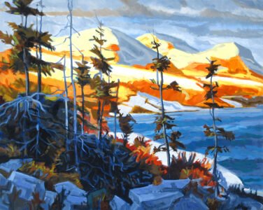 Philip Koch, Mountains by the Sea, 2019, Oil on canvas, 40 x 50 inches