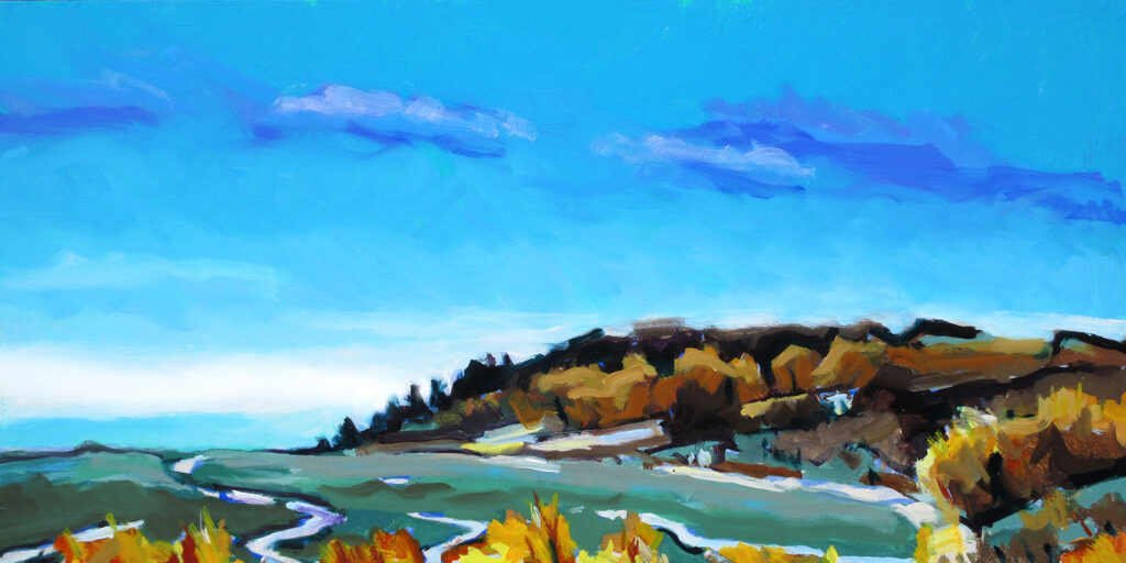 Philip Koch, Radiance, 2020, Oil on panel, 12 x 24 inches