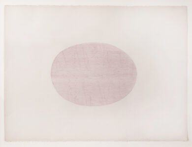 Cheryl Levin, Lines in the Shape of A Bowl Forged by Bob Phillips, 2020, Ink on printmaking paper, 22 ¼ x 30 inches