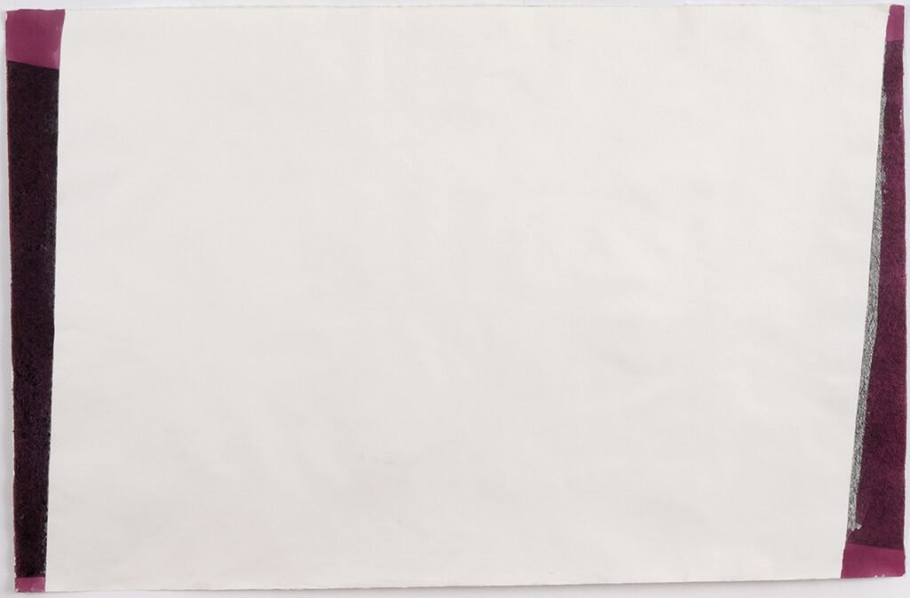 Cheryl Levin, Side Paths Lined with Cherry Blossom, 2021, Ink on rice paper, 24 x 36 inches