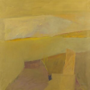 Lee Hall, New Mexico Horizon, 1983, Oil on linen, 50 x 50 inches