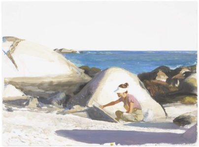 Bo Bartlett, Untitled (SOLD), 2020, Gouache on paper, 22 ½ x 30 ¼ inches
