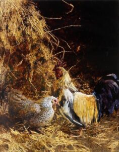 Jamie Wyeth, Haymow, 1986, Mixed media, 28 ¼ x 22 ¼ inches