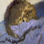 Jamie Wyeth, Raised Hackles, 2021, Oil and acrylic on Innerglow panel, 30 x 36 inches