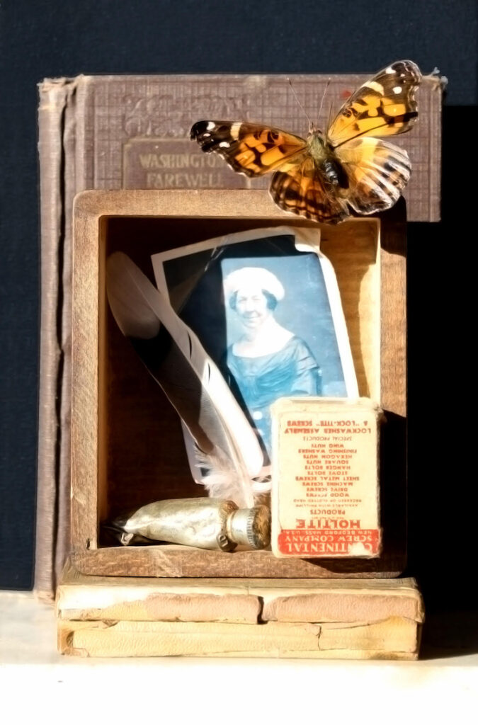 Jon Mort, Painted Lady, 2021, Colored Pencil on Bristol Board, 18 x 14 inches