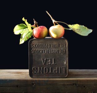 Jon Mort, Tea For Two, 2021, Colored Pencil on Bristol Board, 12 x 12 inches