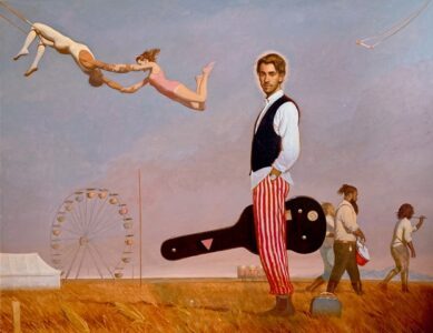 Bo Bartlett, The Wayfarer, 2022, Oil on linen, 80 x 100 inches