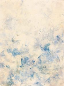 Betsy Eby, At Once A Whisper, 2022, Oil and wax on panel, 40 x 30 inches