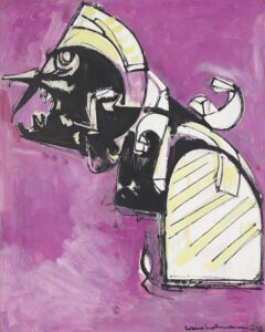 Hans Hofmann (1880-1966), Fury No. 1, 1945, oil on panel, 55 1/2 x 44 inches