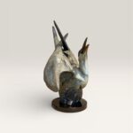 Margery Torrey, Triad, Bronze, 13 x 12 x 20 inches, edition of 25