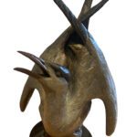 Margery Torrey, Triad, Bronze, 13 x 12 x 20 inches, edition of 25