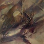 Jane Morris Pack, Branches, 2009, Oil on paper, 19 5/8 x 16 3/4 inches