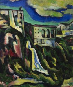 Charles Sheeler (1883-1965), The Waterfall, 1911, Oil on canvas, 14 x 11 3/4 inches