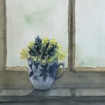 Ann Wyeth McCoy (1915-2005), Untitled Floral, watercolor, 11 3/4 x 8 3/4 inches