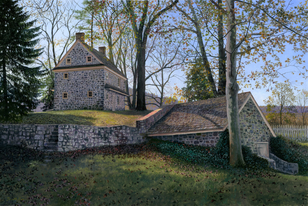 Timothy Barr, Varnum, Valley Forge (SOLD), 2022, Oil on panel, 16 x 24 inches