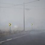 Michael Allen, Curve, 2022, Oil on linen, 26 x 22 1/4 inches