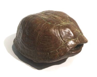 J. Clayton Bright, Turtle Shell, Bronze, 4 ½ x x 3 x 3 ½ inches