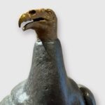 J. Clayton Bright, Sanitation Worker (detail), Bronze, 26 x 26 x 63 inches