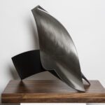 Joe Gitterman, Couple 8, Stainless Steel Painted On One Side, 22 x 23 x 16 inches