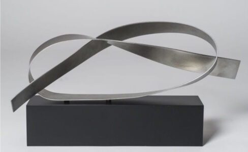 Joe Gitterman, Poised 5 c, Stainless Steel, 7 x 23 x 8 inches