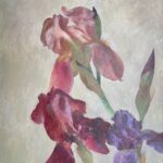 Henriette Wyeth, Iris, Oil on canvas, 20 x 16 inches