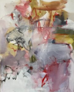 Vicki Vinton, Another Time, 2022, Charcoal, pastel and acrylic, 30 x 24 inches