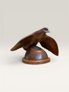 Charles Allmond (1931 - 2019). Bird in Flight, Bronze, 9 x 13 x 6 inches, Edition 8/125