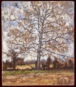 Michael Doyle, His Majesty (SOLD), 2023, Oil on board, 8 ⅜ x 7 ¼ inches