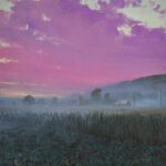 Michael Allen, Emerge, 2023, Oil on linen, 48 x 48 inches