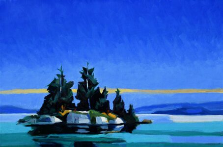 Philip Koch, Summer Island, 2023, Oil on canvas, 20 x 30 inches
