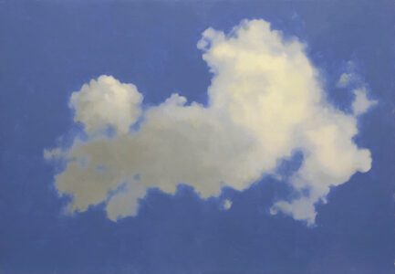 Francis DiFronzo, Remembrance of Marie A. (Part 2), 2023, Oil over watercolor and gouache on panel, 12 x 17 inches