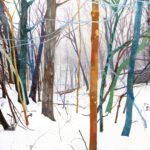 Steven Nederveen, Spring Thaw, Mixed Media, 42 x 42 inches