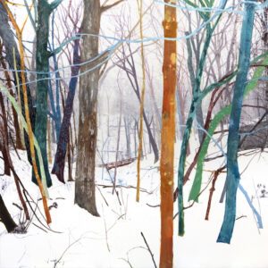 Steven Nederveen, Spring Thaw, Mixed Media, 42 x 42 inches