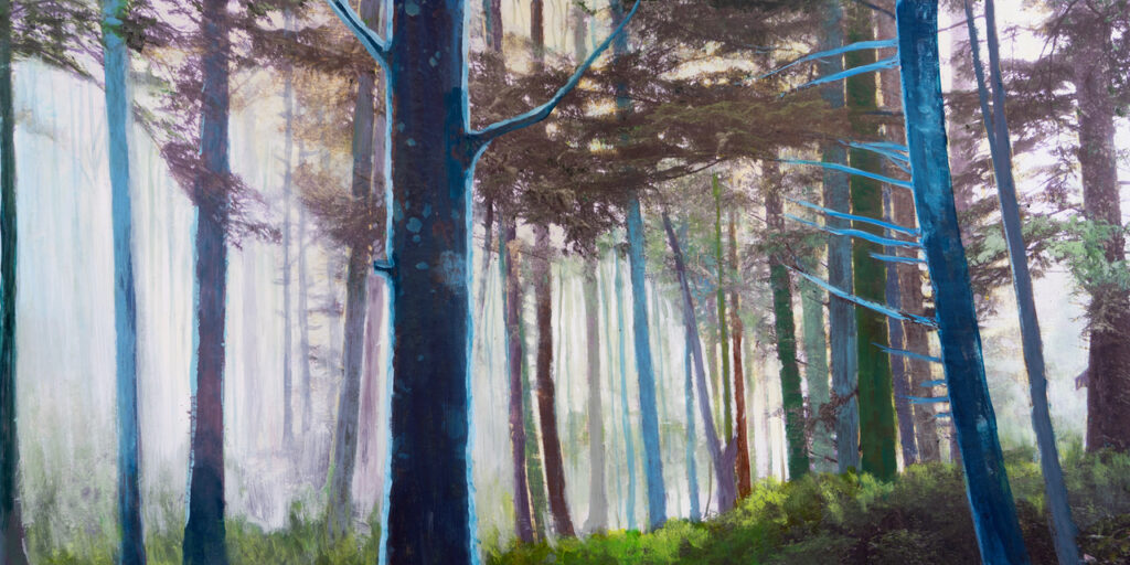 Steven Nederveen, Step Into Summer, Mixed Media, 24 x 48 inches - SOLD -