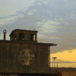 Francis DiFronzo, The Way, 2023, Oil over watercolor and gouache on panel, 33 x 22 inches