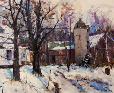 [Winner - Dickinson Signature Member Award] Bob Beck AIS, -1 Degree, Oil, 20 x 24 inches, $2,400