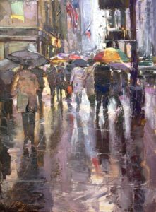 Michelle Byrne AIS, Manhattan Hues, Oil on panel, 16 x 12 inches - SOLD -