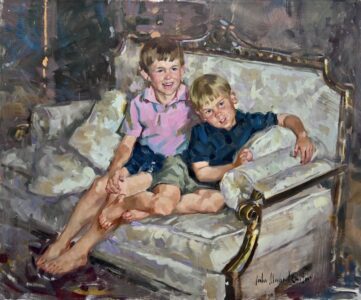 John Michael Carter AIS, Portrait Study, Oil on canvas, 20 x 24 inches, $6,500