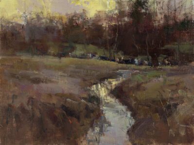 Valerie Craig AIS, Sundown, Oil, 12 x 16 inches- SOLD -