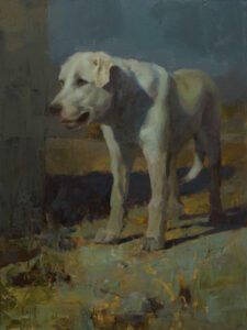 Kathleen Coy AIS, The Night's Watch, Oil on linen, 16 x 12 inches - SOLD -