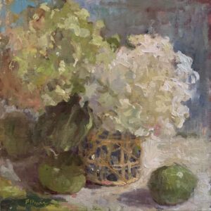 Barbara Davis AIS, Renewed, Oil on linen, 10 x 10 inches - SOLD -